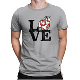 Love BB Exclusive - Mens Premium T-Shirts RIPT Apparel Small / Heather Grey