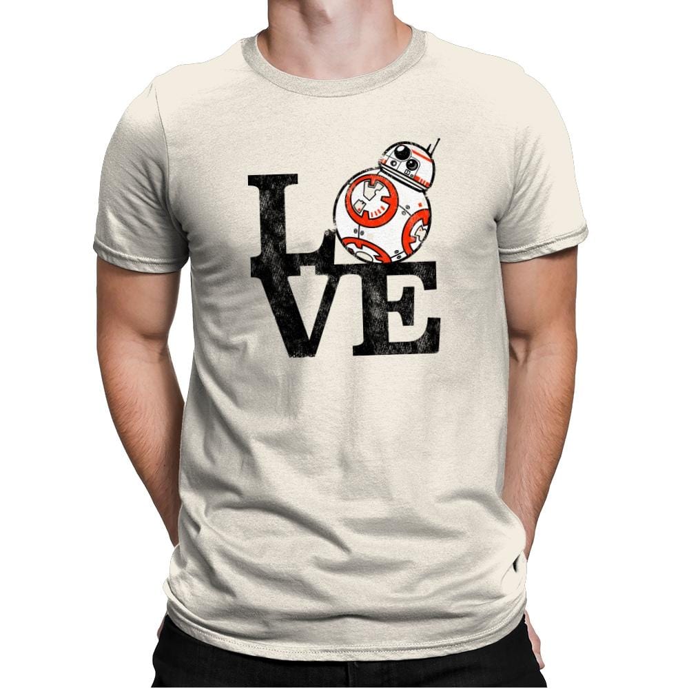 Love BB Exclusive - Mens Premium T-Shirts RIPT Apparel Small / Natural