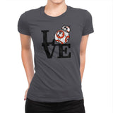 Love BB Exclusive - Womens Premium T-Shirts RIPT Apparel Small / Heavy Metal