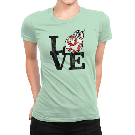 Love BB Exclusive - Womens Premium T-Shirts RIPT Apparel Small / Mint