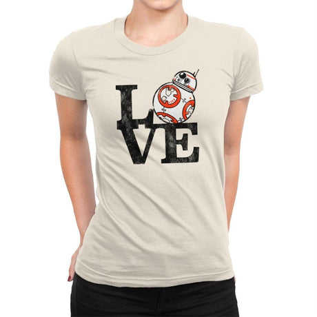 Love BB Exclusive - Womens Premium T-Shirts RIPT Apparel Small / Natural