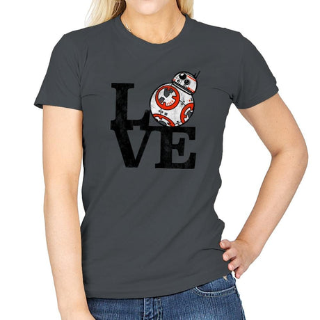 Love BB Exclusive - Womens T-Shirts RIPT Apparel Small / Charcoal
