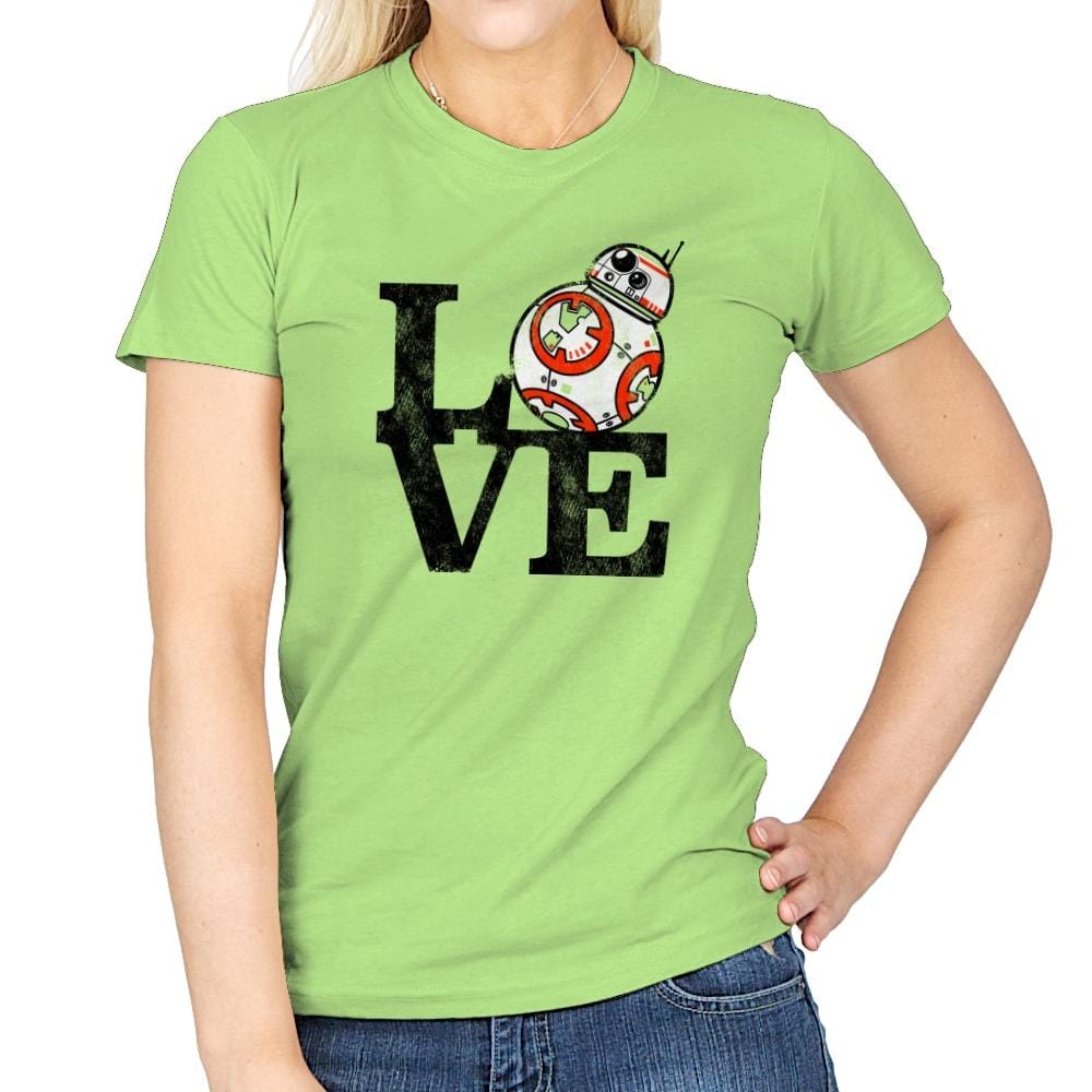 Love BB Exclusive - Womens T-Shirts RIPT Apparel Small / Mint Green