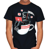 Love Death and Coffee - Mens T-Shirts RIPT Apparel Small / Black