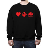Love, Death and Droids - Crew Neck Sweatshirt Crew Neck Sweatshirt RIPT Apparel