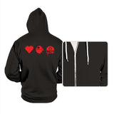 Love, Death and Droids - Hoodies Hoodies RIPT Apparel Small / Black