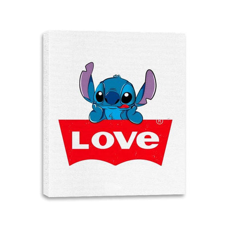LOVE Denim - Canvas Wraps Canvas Wraps RIPT Apparel 11x14 / White