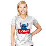 LOVE Denim - Womens T-Shirts RIPT Apparel Small / White