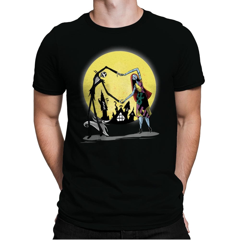 Love in Halloween Town - Mens Premium T-Shirts RIPT Apparel Small / Black