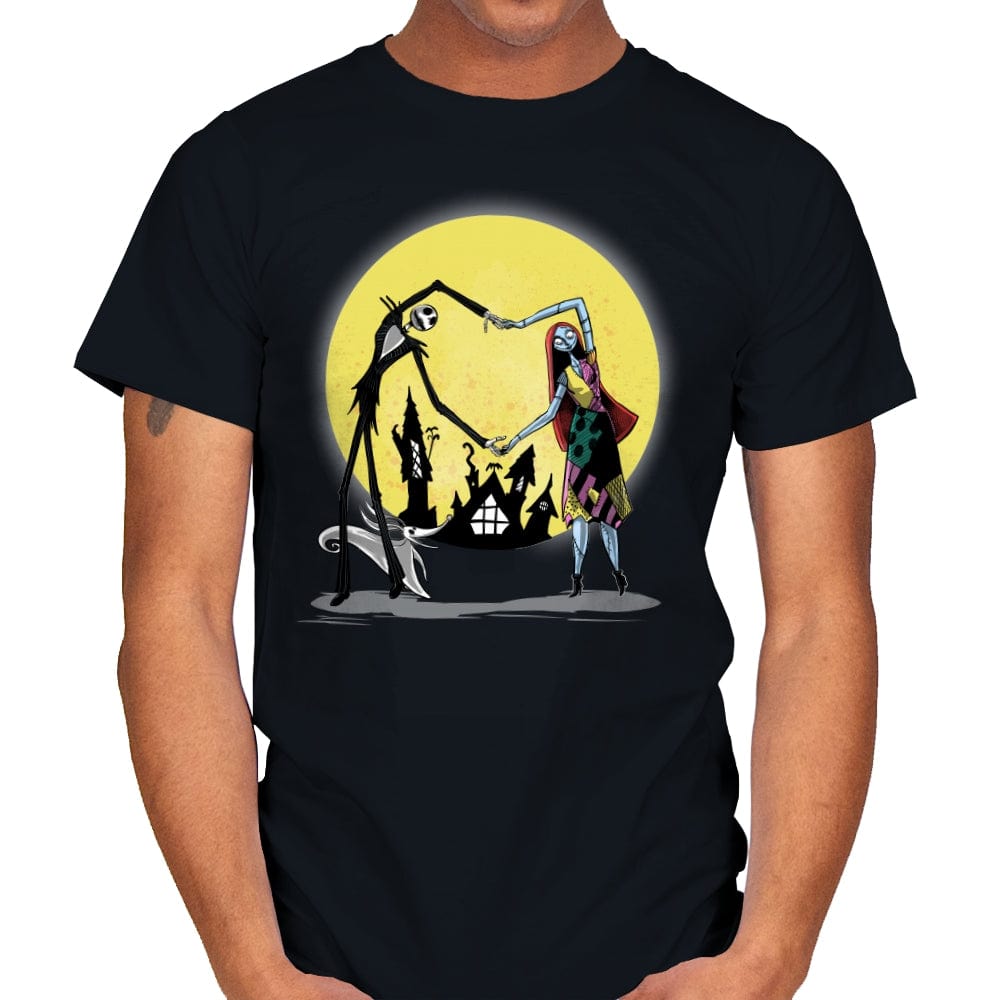 Love in Halloween Town - Mens T-Shirts RIPT Apparel Small / Black