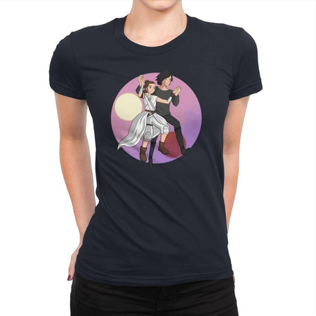 Love is in the air - Womens Premium T-Shirts RIPT Apparel Small / Midnight Navy