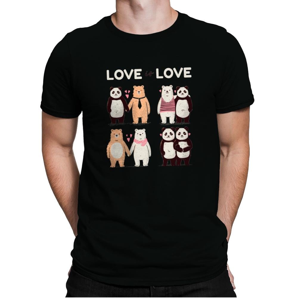 Love Is Love  - Mens Premium T-Shirts RIPT Apparel Small / Black