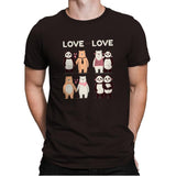 Love Is Love  - Mens Premium T-Shirts RIPT Apparel Small / Dark Chocolate