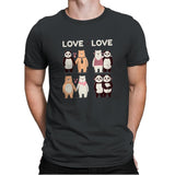Love Is Love  - Mens Premium T-Shirts RIPT Apparel Small / Heavy Metal
