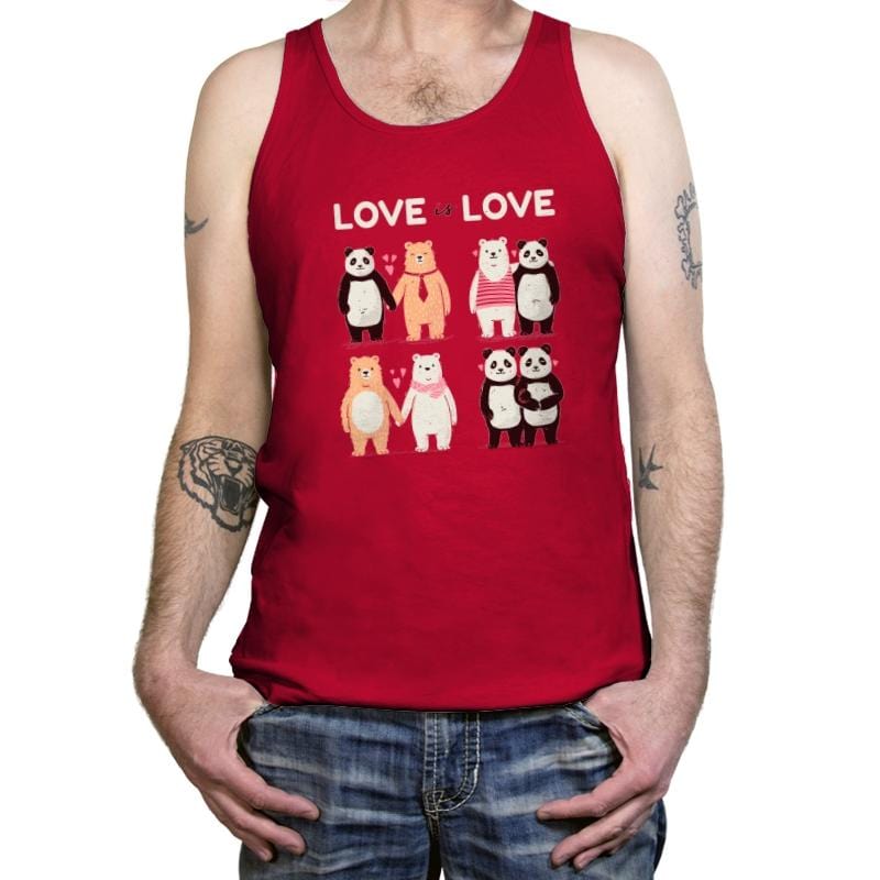 Love Is Love  - Tanktop Tanktop RIPT Apparel
