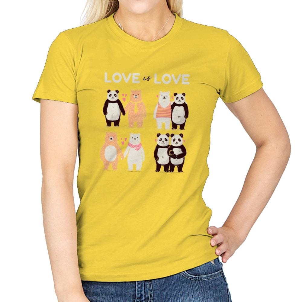 Love Is Love  - Womens T-Shirts RIPT Apparel Small / Daisy