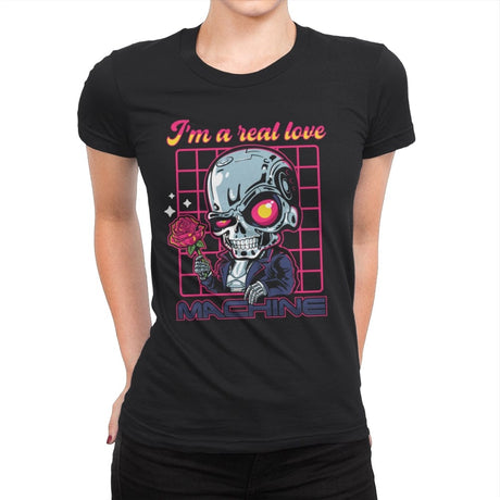 Love Machine - Womens Premium T-Shirts RIPT Apparel Small / Black