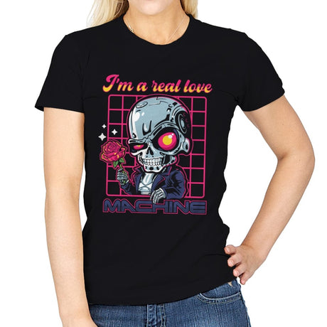 Love Machine - Womens T-Shirts RIPT Apparel Small / Black