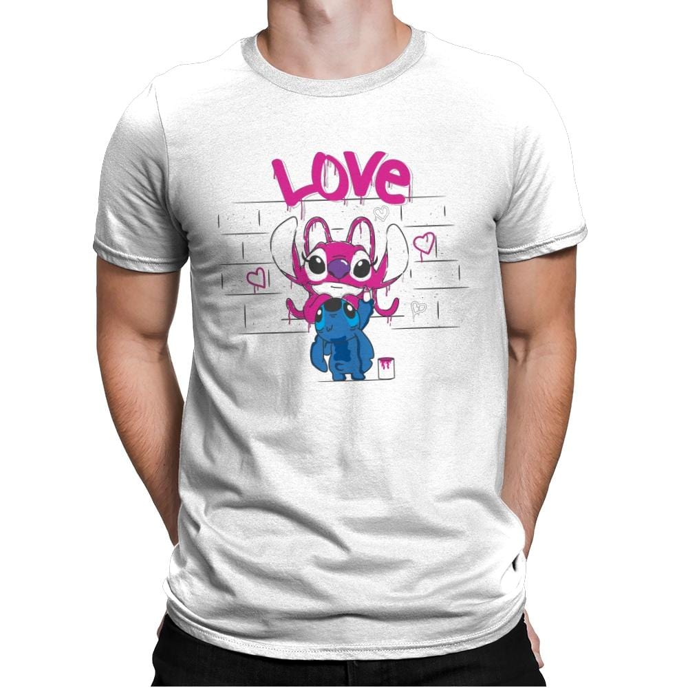 Love - Mens Premium T-Shirts RIPT Apparel Small / White