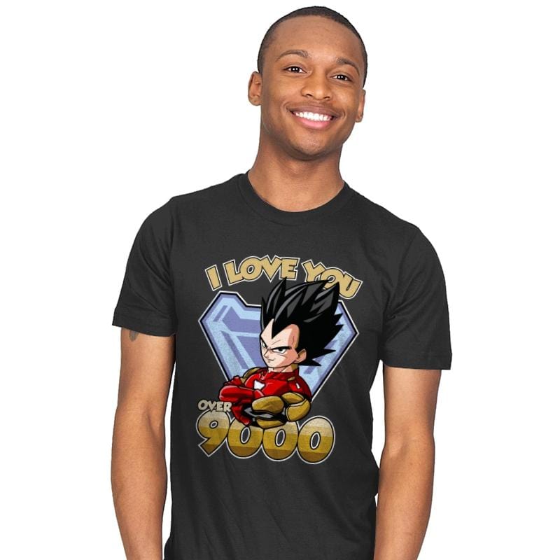 Love Over 9000 - Mens T-Shirts RIPT Apparel