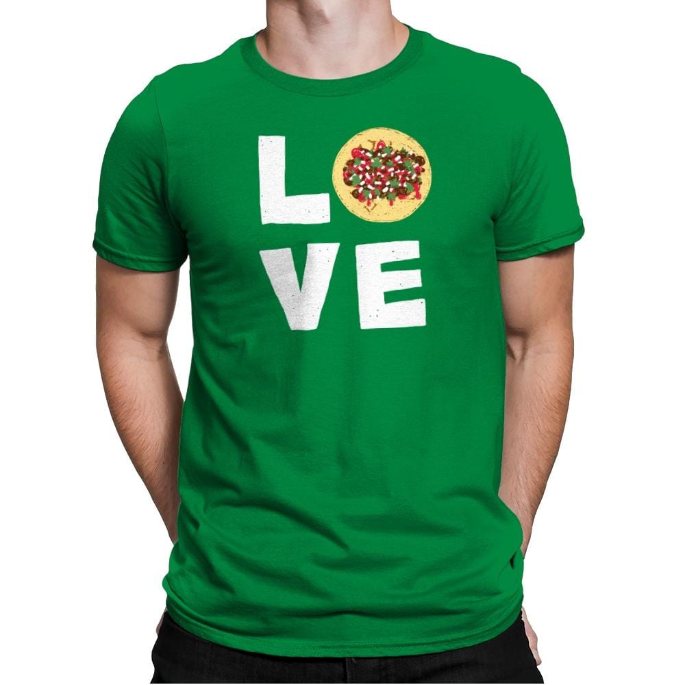 Love Tacos - Mens Premium T-Shirts RIPT Apparel Small / Kelly