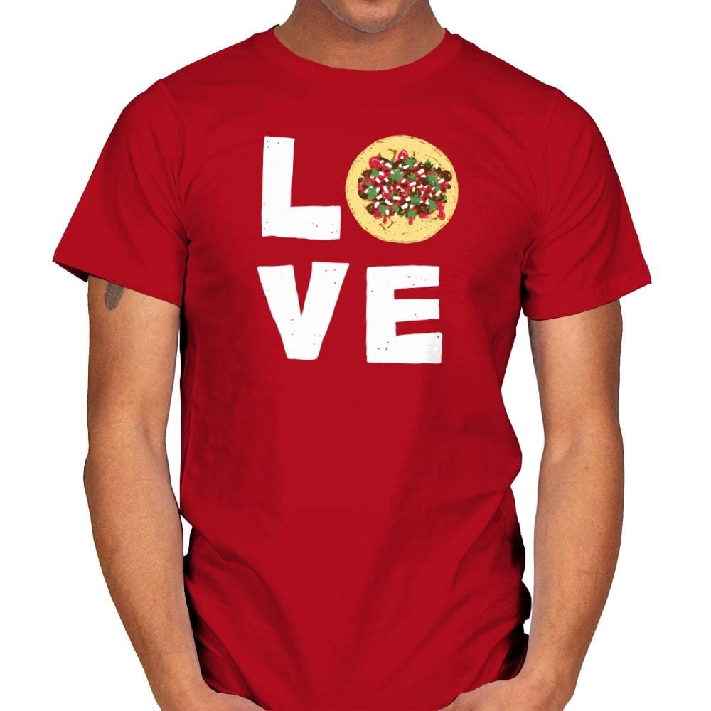 Love Tacos - Mens T-Shirts RIPT Apparel Small / Red
