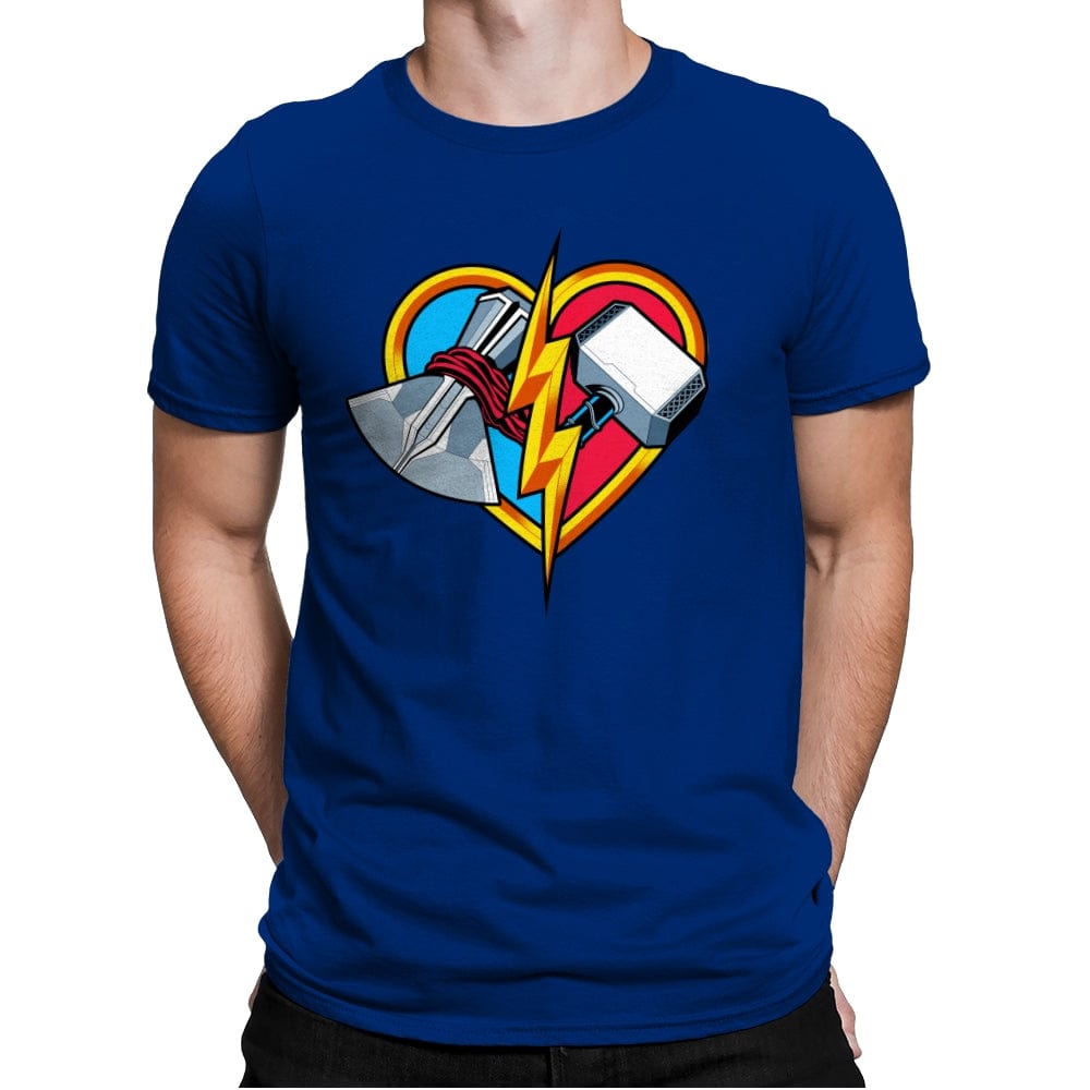 Love & Thunder - Mens Premium T-Shirts RIPT Apparel Small / Royal
