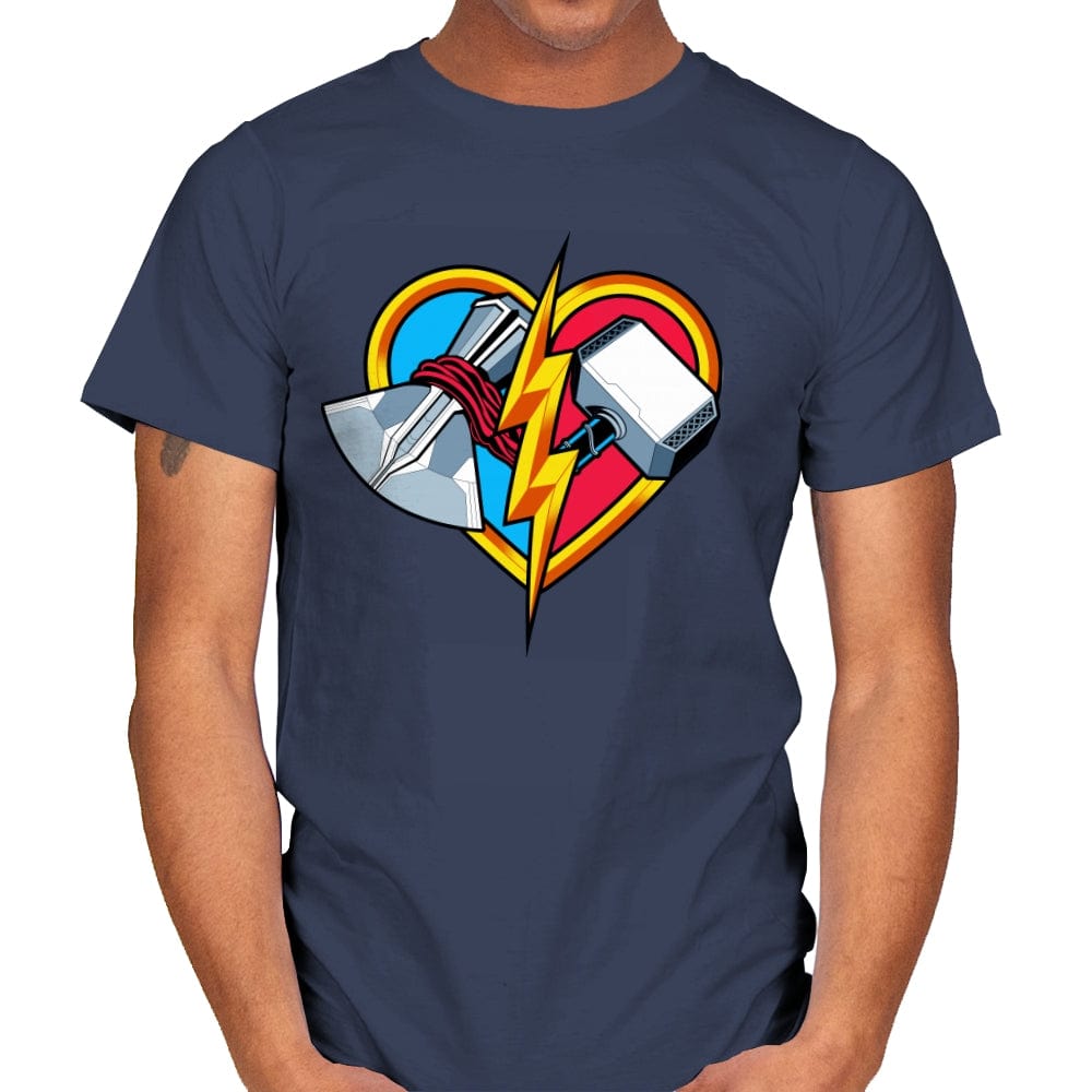 Love & Thunder - Mens T-Shirts RIPT Apparel Small / Navy