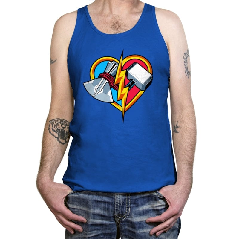 Love & Thunder - Tanktop Tanktop RIPT Apparel X-Small / True Royal