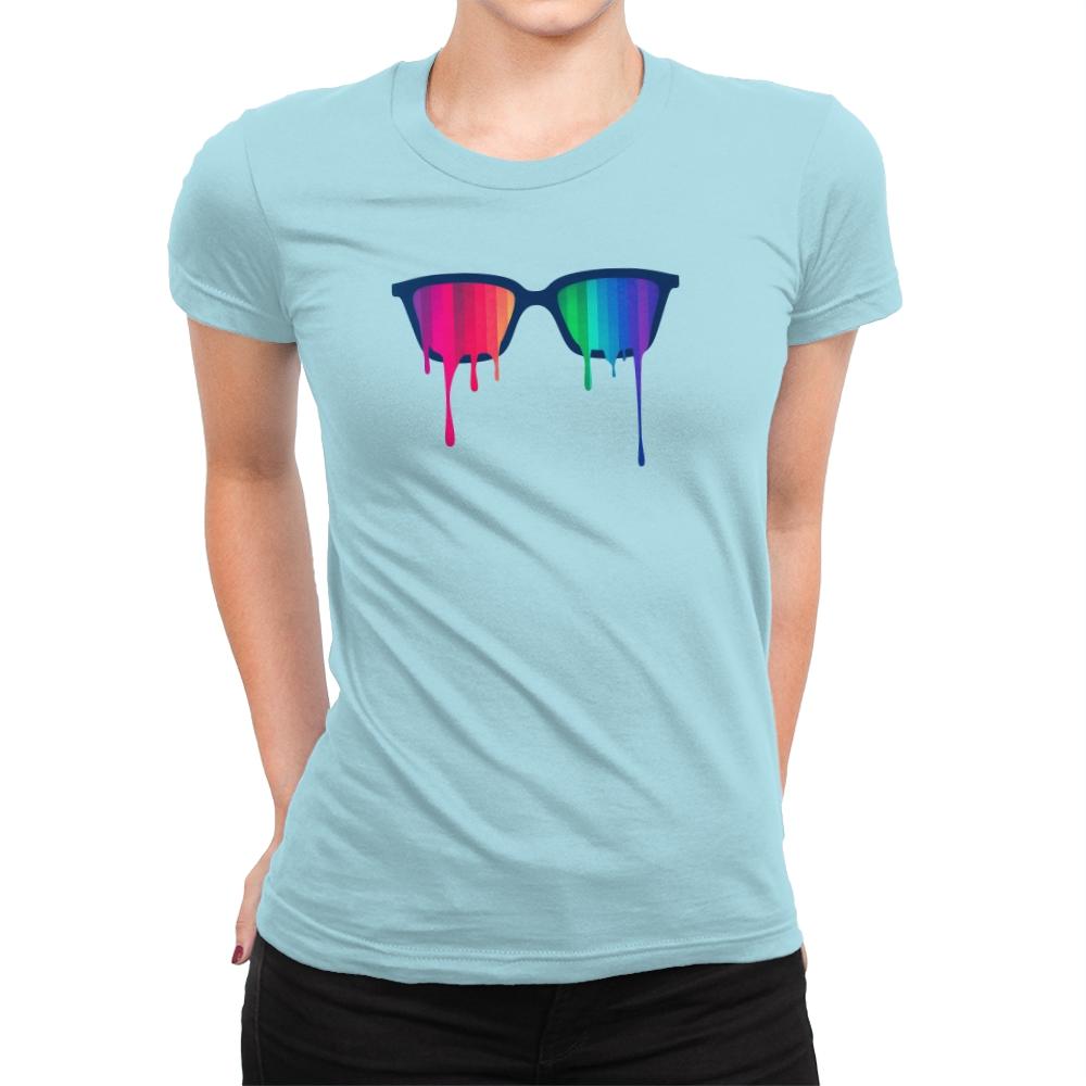 Love Wins - Pride - Womens Premium T-Shirts RIPT Apparel Small / Cancun