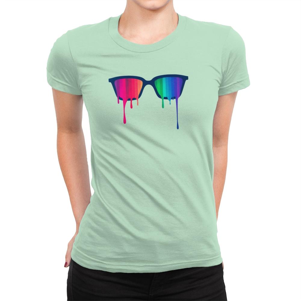 Love Wins - Pride - Womens Premium T-Shirts RIPT Apparel Small / Mint