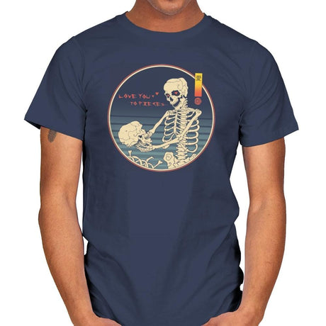 Love You To Pieces - Mens T-Shirts RIPT Apparel Small / Navy
