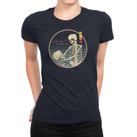 Love You To Pieces - Womens Premium T-Shirts RIPT Apparel Small / Midnight Navy