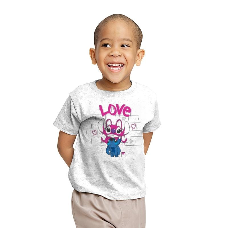 Love - Youth T-Shirts RIPT Apparel X-small / White