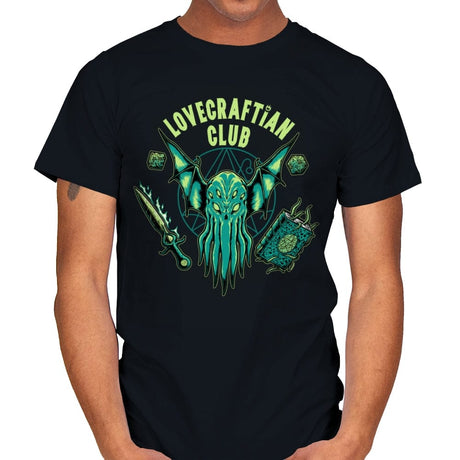 Lovecraftian Club - Mens T-Shirts RIPT Apparel Small / Black