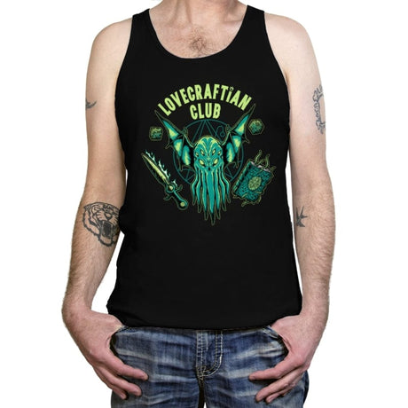 Lovecraftian Club - Tanktop Tanktop RIPT Apparel X-Small / Black