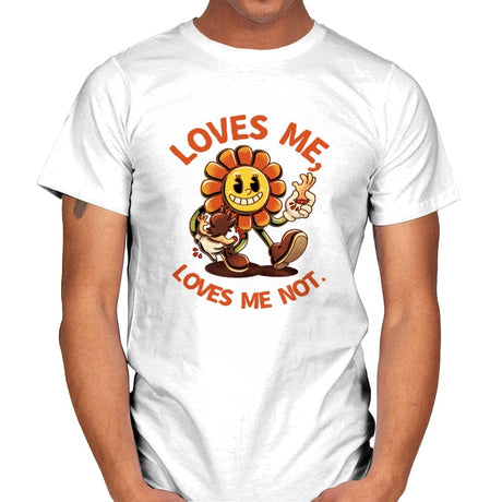 Loves Me - Mens T-Shirts RIPT Apparel Small / White