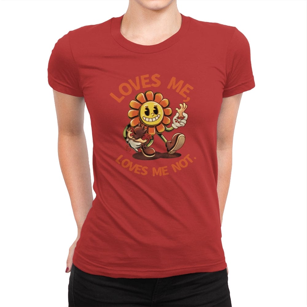 Loves Me - Womens Premium T-Shirts RIPT Apparel Small / Red