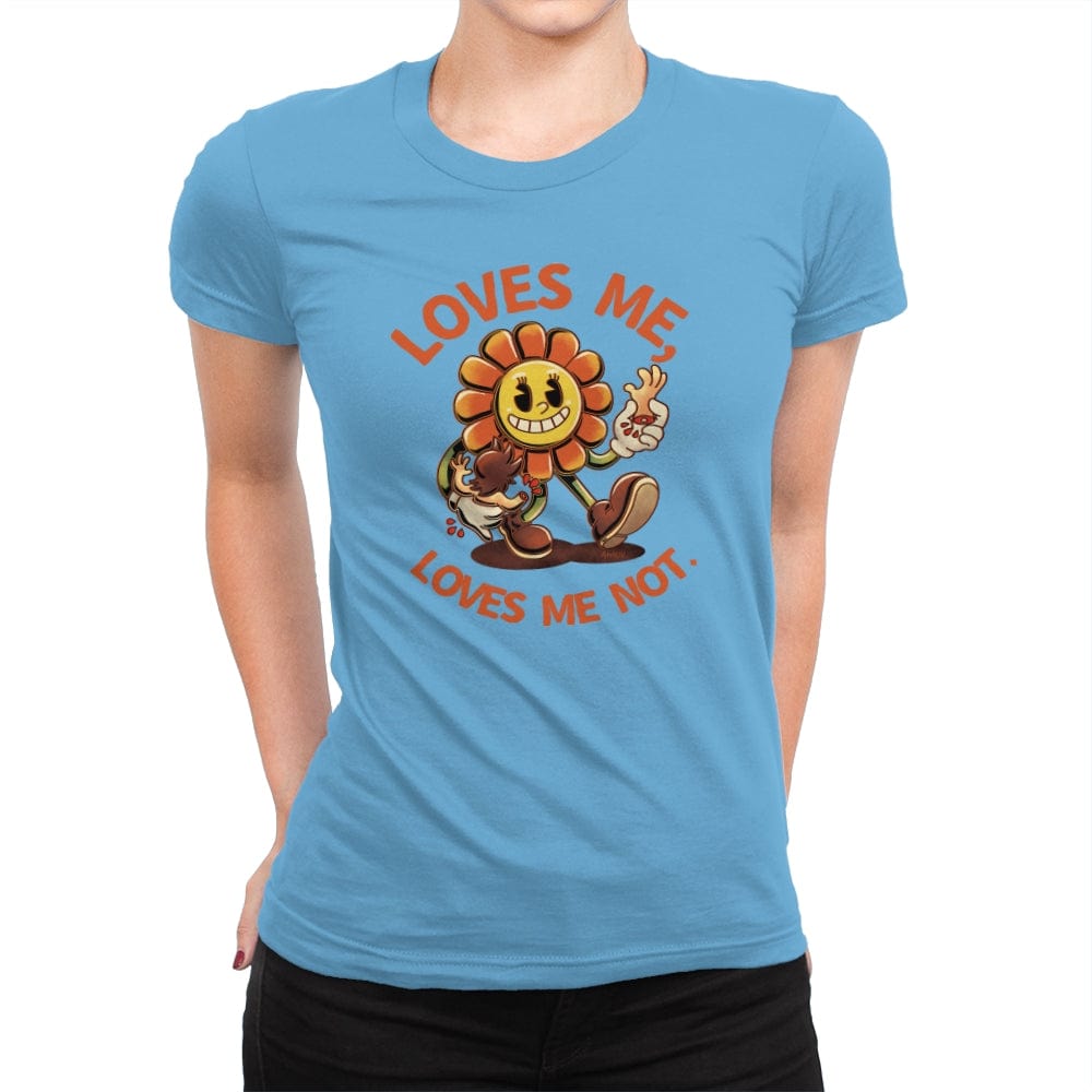 Loves Me - Womens Premium T-Shirts RIPT Apparel Small / Turquoise