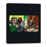 Low Key Yelling - Canvas Wraps Canvas Wraps RIPT Apparel 16x20 / Black