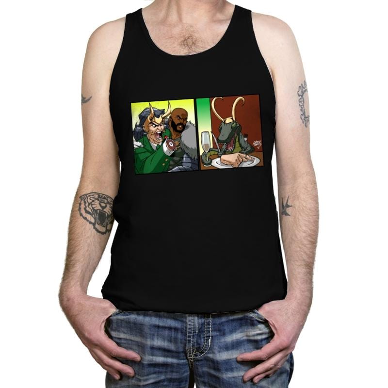 Low Key Yelling - Tanktop Tanktop RIPT Apparel X-Small / Black
