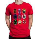 Lucha Libre - Mens Premium T-Shirts RIPT Apparel Small / Red
