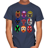 Lucha Libre - Mens T-Shirts RIPT Apparel Small / Navy