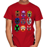 Lucha Libre - Mens T-Shirts RIPT Apparel Small / Red