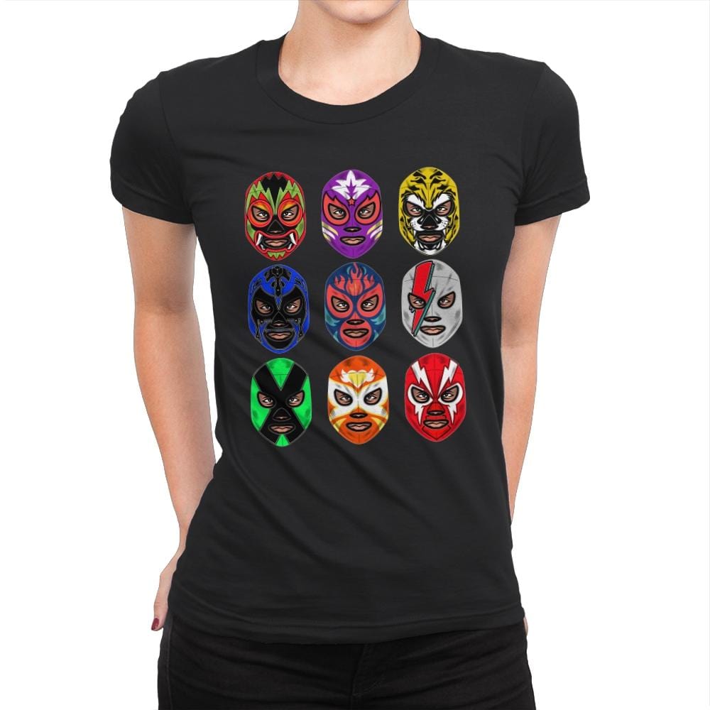 Lucha Libre - Womens Premium T-Shirts RIPT Apparel Small / Black