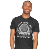 Luck Ammo - Mens T-Shirts RIPT Apparel Small / Charcoal