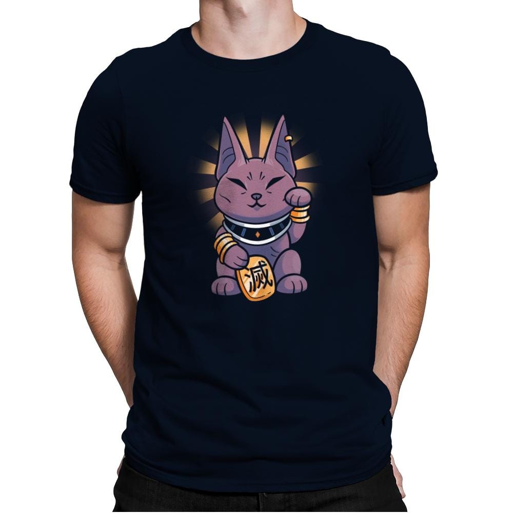 Lucky Beerus - Mens Premium T-Shirts RIPT Apparel Small / Midnight Navy