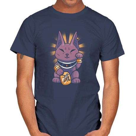 Lucky Beerus - Mens T-Shirts RIPT Apparel Small / Navy