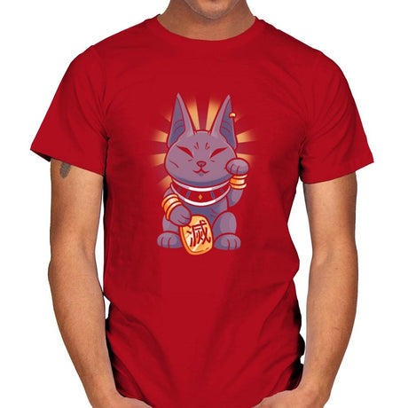 Lucky Beerus - Mens T-Shirts RIPT Apparel Small / Red