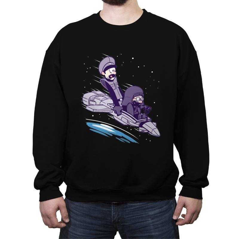 Ludicrous Speed - Crew Neck Sweatshirt Crew Neck Sweatshirt RIPT Apparel